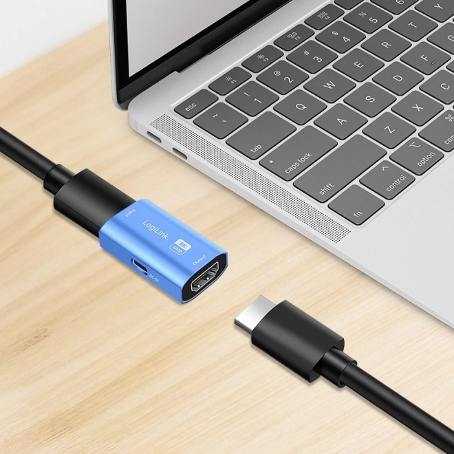 Repeater HDMI 8K/60HZ HDCP2.3, blauer Aluminium