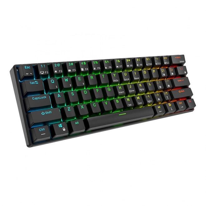 Clavier mécanique Royal Kludge RK61 RGB avec interrupteurs rouges