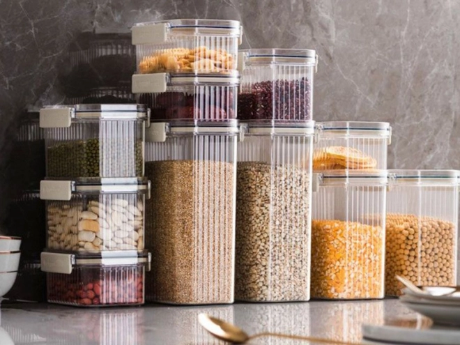 Set voedselcontainers met afdichtingen