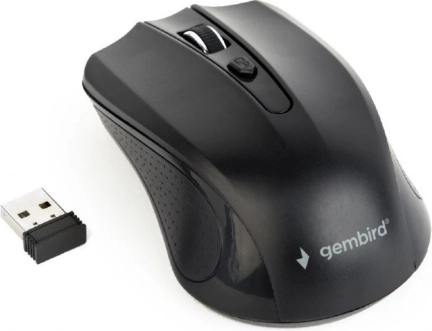 Wireless optical mouse black