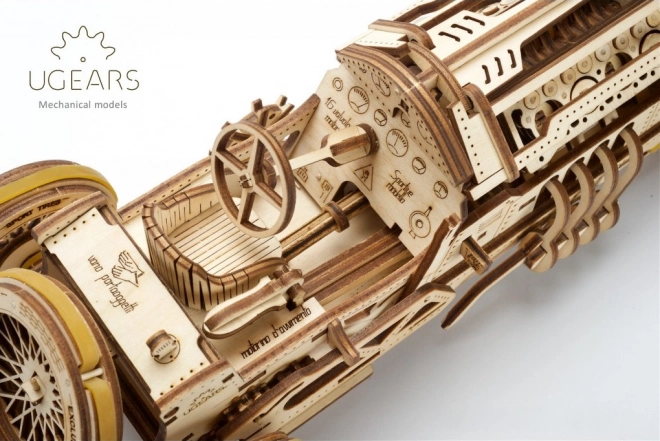 Ugears 3D-puzzel - U9 Grand Prix auto 348 onderdelen