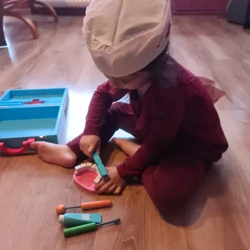Kleine Dokter Set - Houten Kruzzel 19869