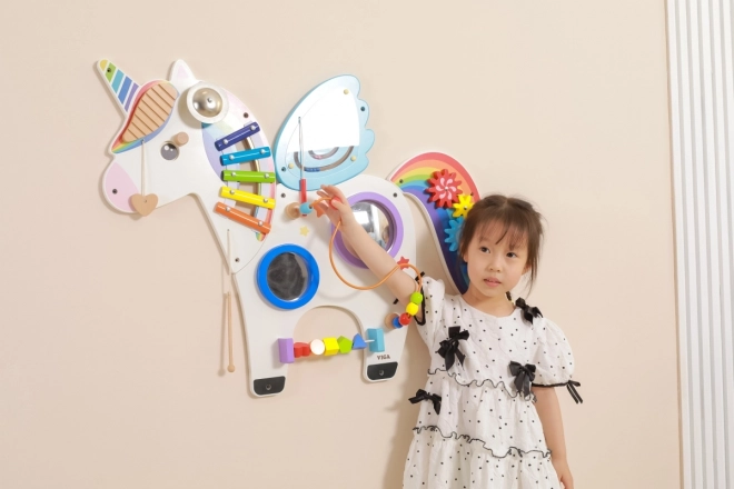 Panneau mural Arc-en-ciel Licorne
