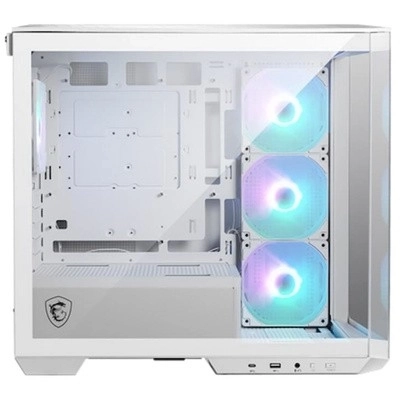 Kast MAG PANO M100R PZ wit met gehard glas en USB