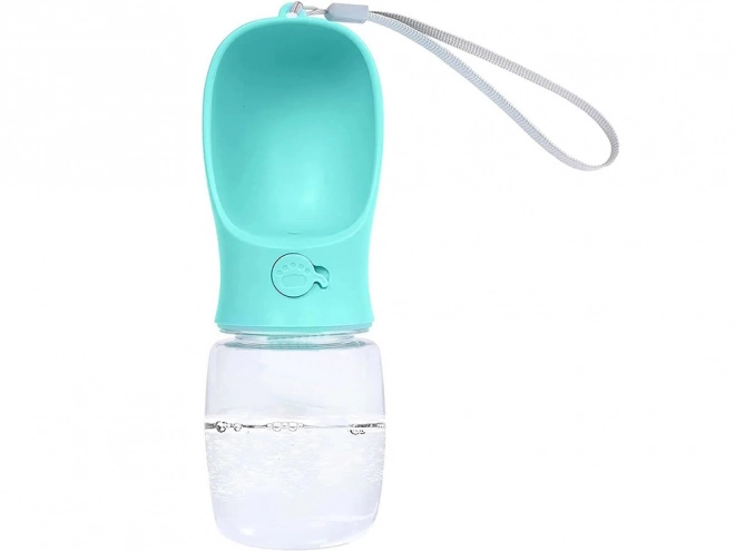 Reisewasserflasche für Hunde mit Napf, 380 ml