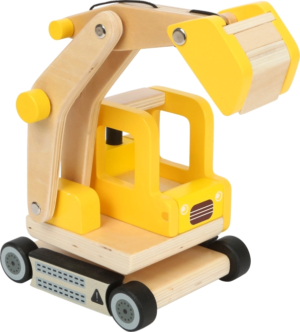 houten graafmachine met laadbak small foot