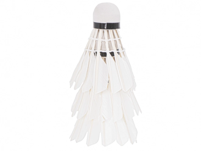 Badmintonshuttles van veren - set van 3 stuks