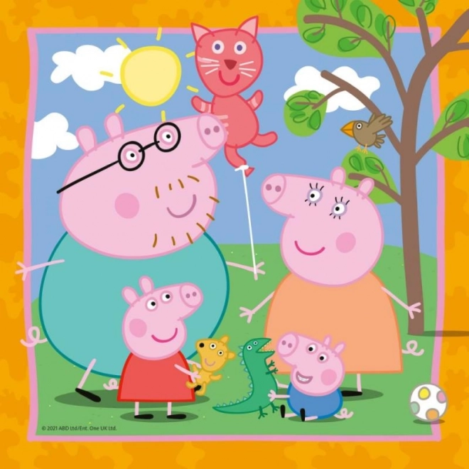 Puzzel Peppa Pig 3x49 stukjes