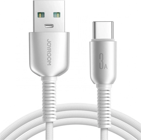 Joyroom USB-A to USB-C cable 3A, braided, 1.2 m, gray