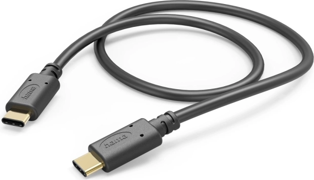 USB-C – USB-C charging cable 1.5 m black Hama