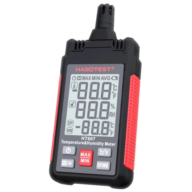Temperatuur- en vochtigheidsmeter Habotest