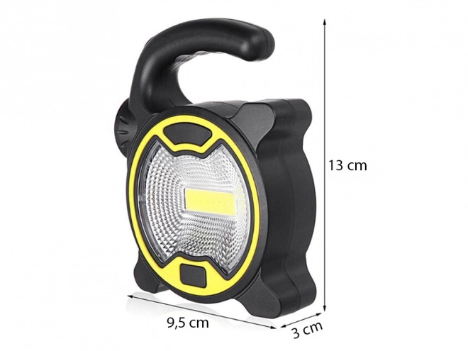 Powerful led cob workshop flashlight with handle