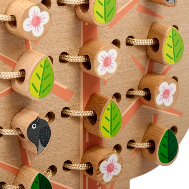 Lucy & Leo Boom - houten rijg- en weefset