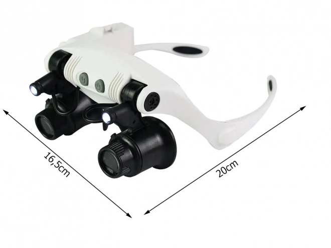 LED Head Magnifier with Interchangeable Lenses