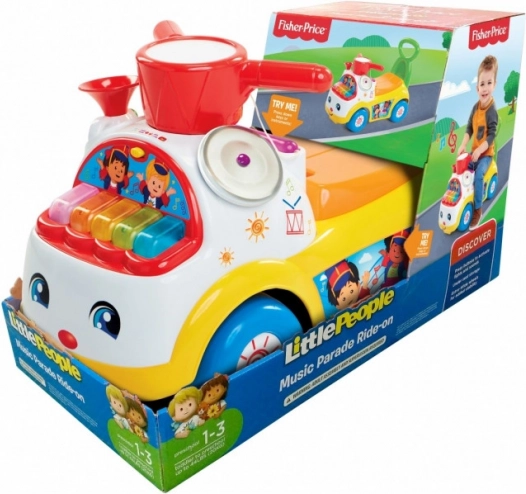 Fisher-Price Music Parade Ride-On Yellow