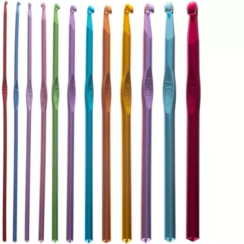 Set van 86 haaknaalden van Ruhhy