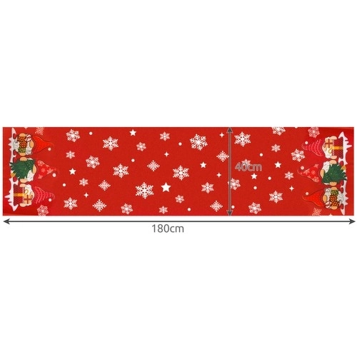 Kersttafelkleed 220x40cm Ruhhy 22483