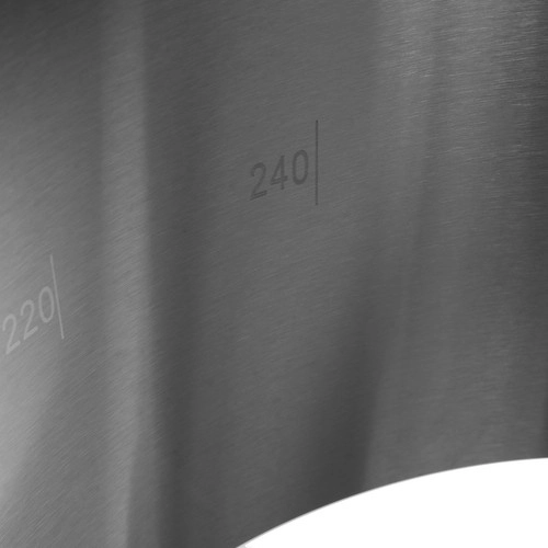 Regulierbarer Backring aus Edelstahl 16-30 cm