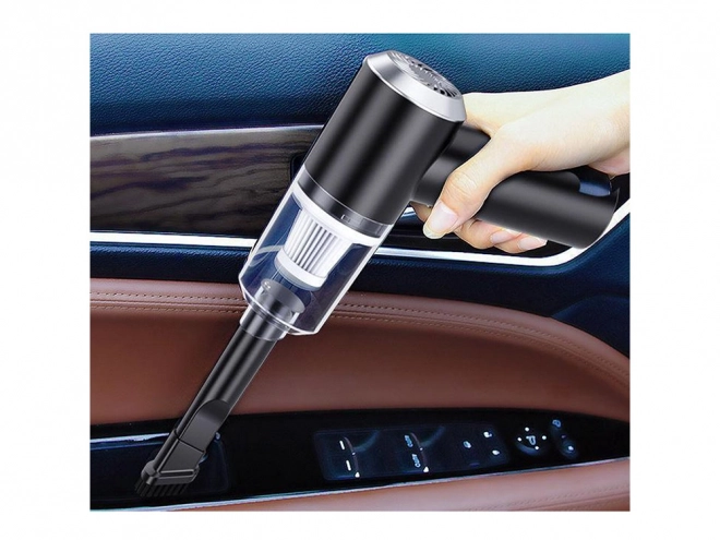 Draadloze handstofzuiger met LED-verlichting voor auto