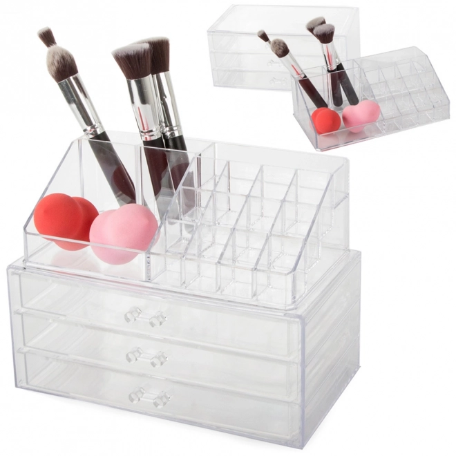 Organizer voor cosmetica, sieraden en horloges