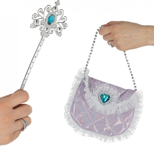 Magic wand and elegant purse