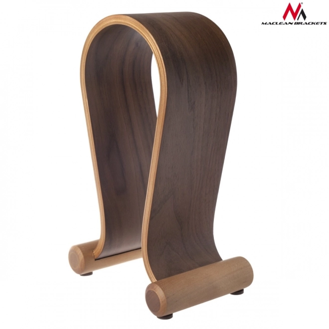 MC-815W Support pour casque en bois de noyer