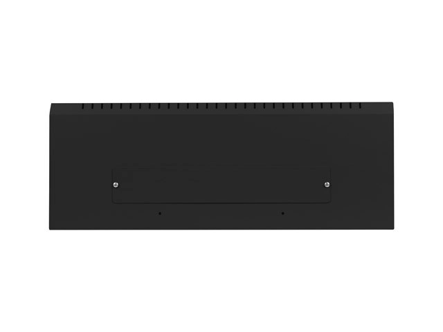 Wandmontierter Rack-Kleiderschrank 19 Zoll 4U+3U 540x200 niedriges Profil Schwarz