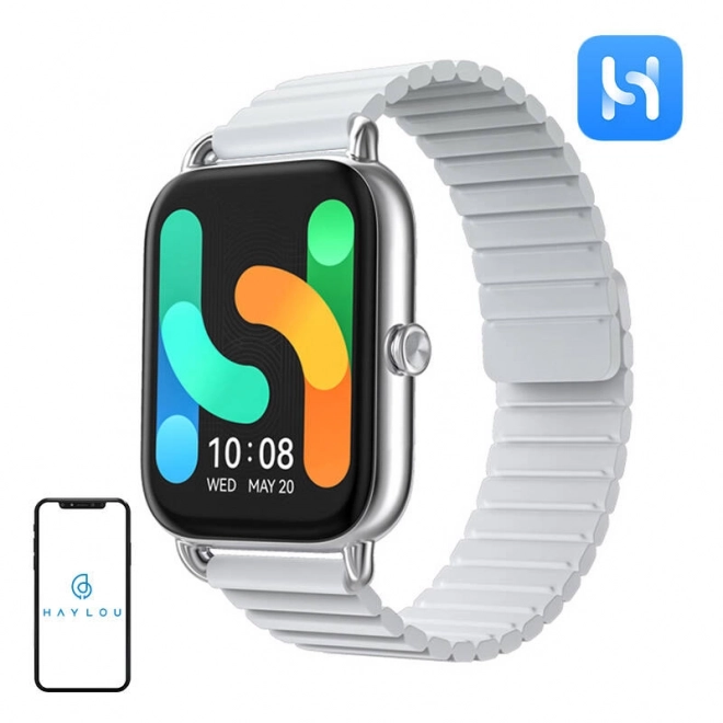 Montre intelligente Haylou RS4 Plus (argent)