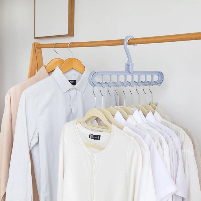 Wardrobe Hanger Organizer - Blue
