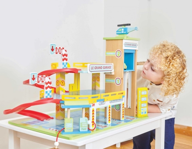 Houten speelgoed Le Grand Garage