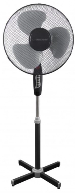 Stand Fan Hurricane Black-Gray