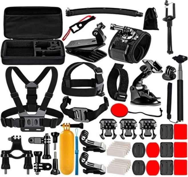 Kit d’accessoires pour caméras d’action 50 en 1 Puluz