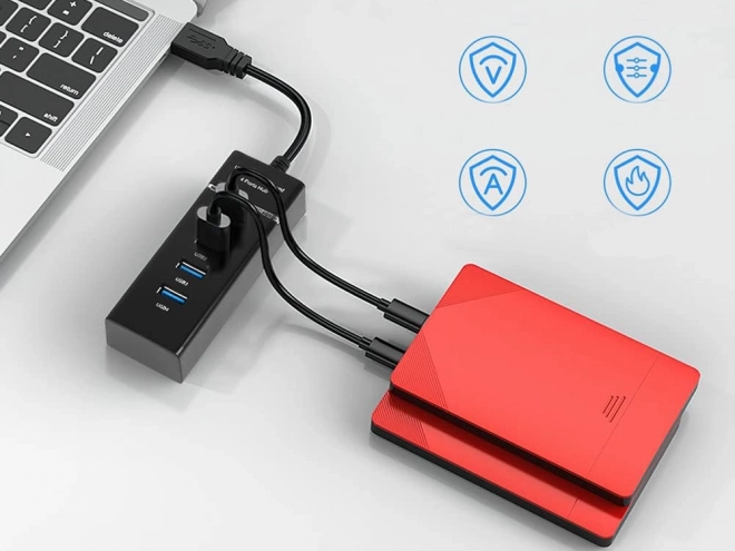 Hub USB 4 ports