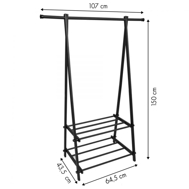Compact dimensions and quick assembly