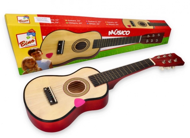 Gitaar hout/metaal 57cm in doos