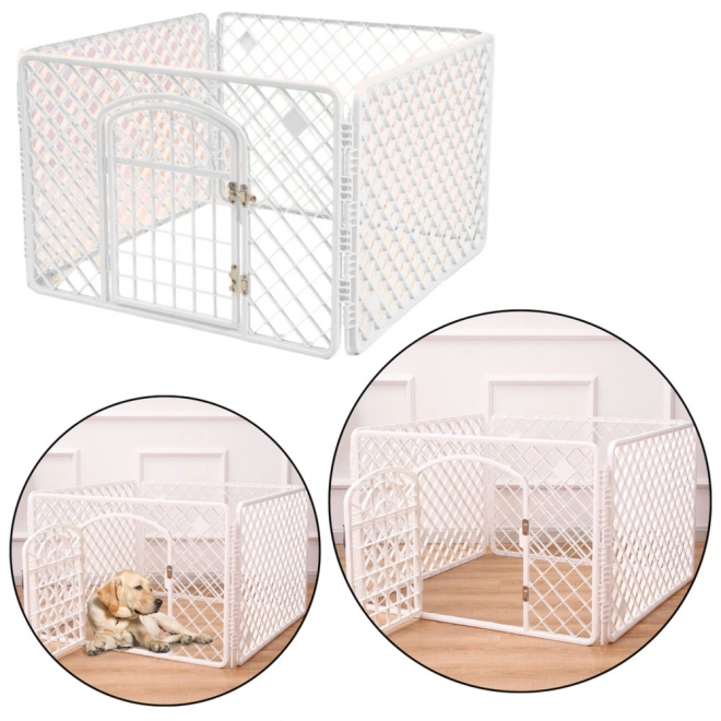 Foldable Pet Cage with Safety Doors