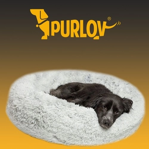 Fluffy Pet Bed Gray