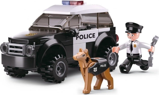Sluban Polizeistreife mit Hund