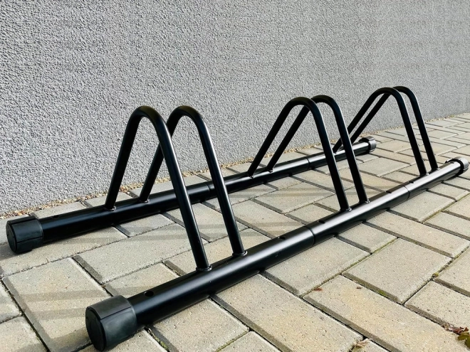 Support pour 3 vélos à rangement
