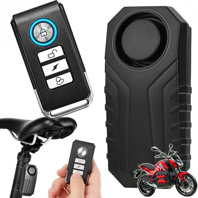 Diebstahlalarm für Motorräder mit Fernbedienung