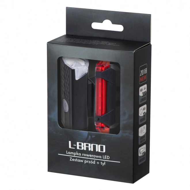Set LED fietslichten USB