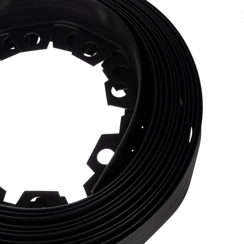 Tuinrand 6 cm x 10 m zwart