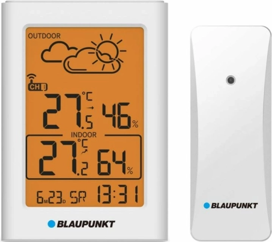 Station météo avec capteur sans fil BLAUPUNKT WS15WH