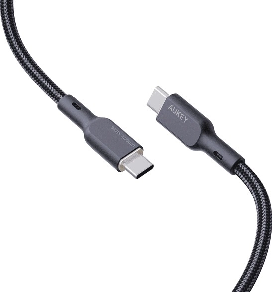Kevlar USB-C kabel AUKEY, 1m, 5A, 100W PD