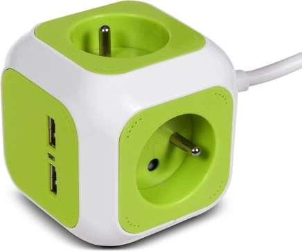 Twee USB-poorten 5 V / 2,1 A