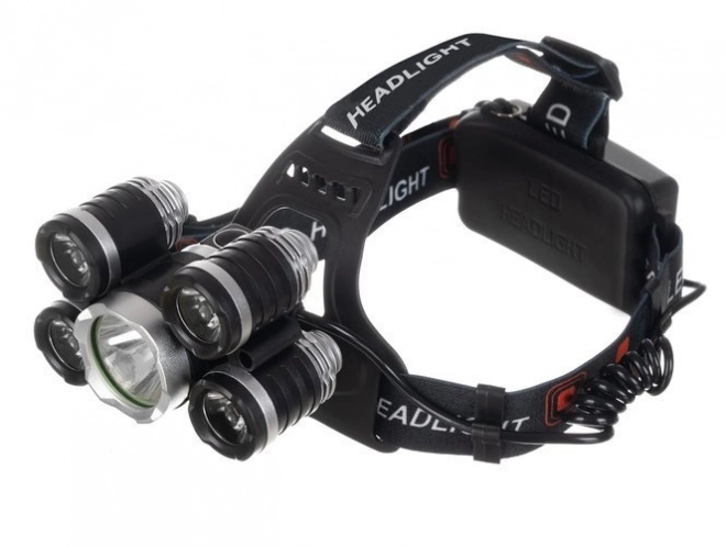 Hoofdlamp 5 x LED T6 CREE