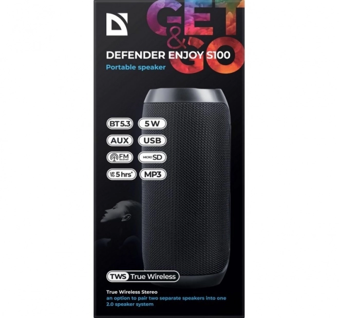 Bluetooth luidspreker ENJOY S100 zwart