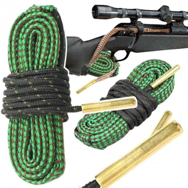 Corde de nettoyage d'armes avec brosses intégrées