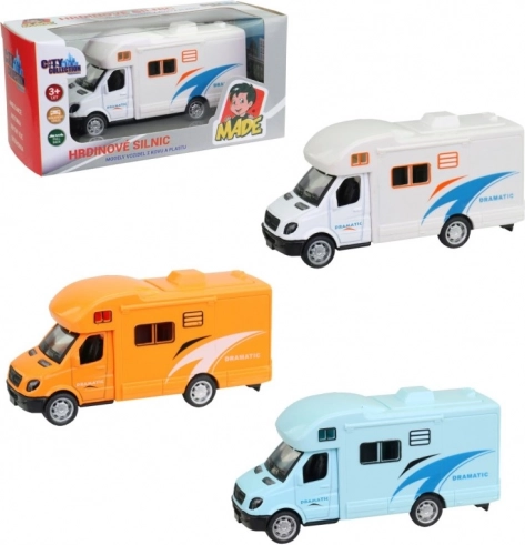 Camping-car en métal avec mécanisme à friction 11 cm