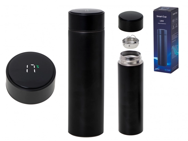 Smart LED Thermal Mug 500ml Black